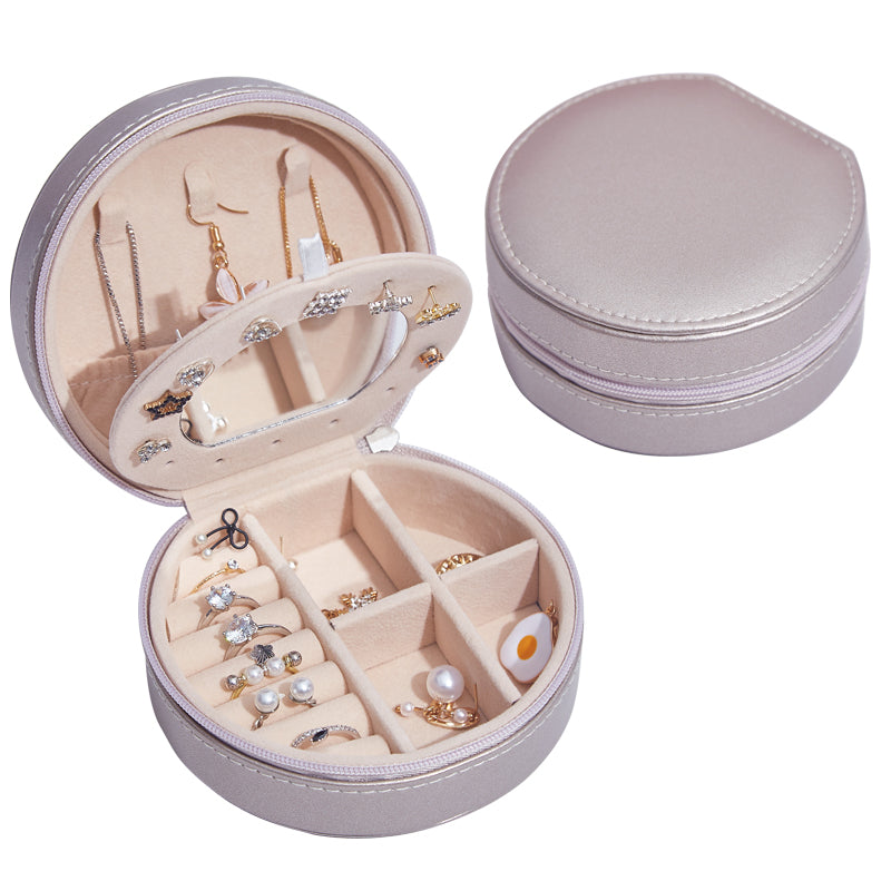 Portable Jewelry Box Storage Box Small Earrings Hand Jewelry