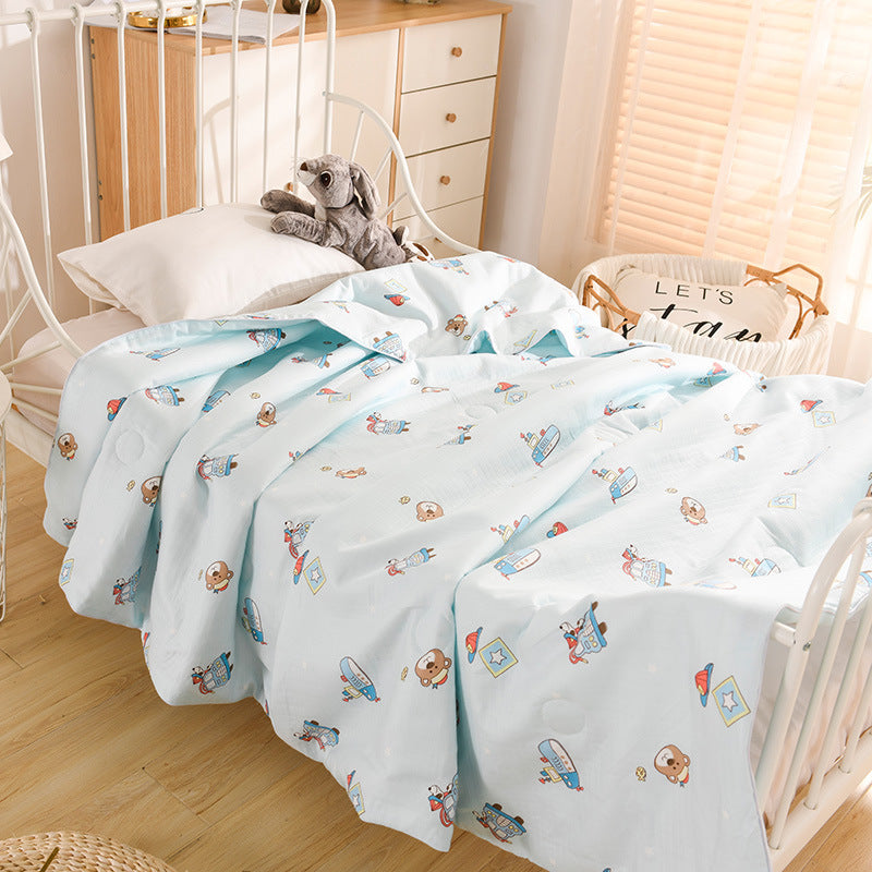 Cotton Double-layer Yarn Antibacterial Air-conditioning Quilt