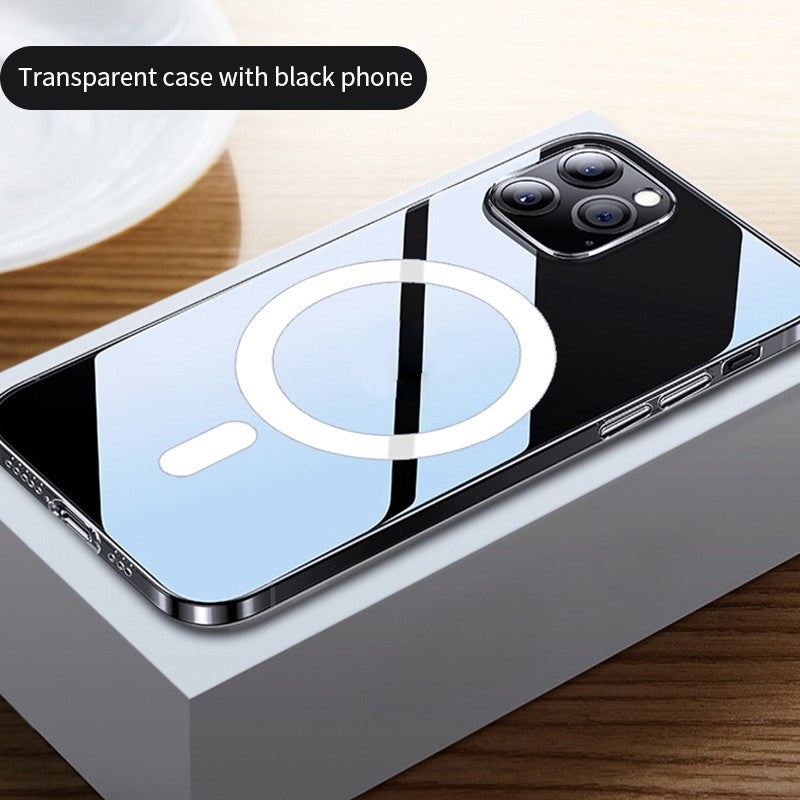 12 Magnetic Phone Case Anti-drop Transparent Protective Cover - Beuti-Ful