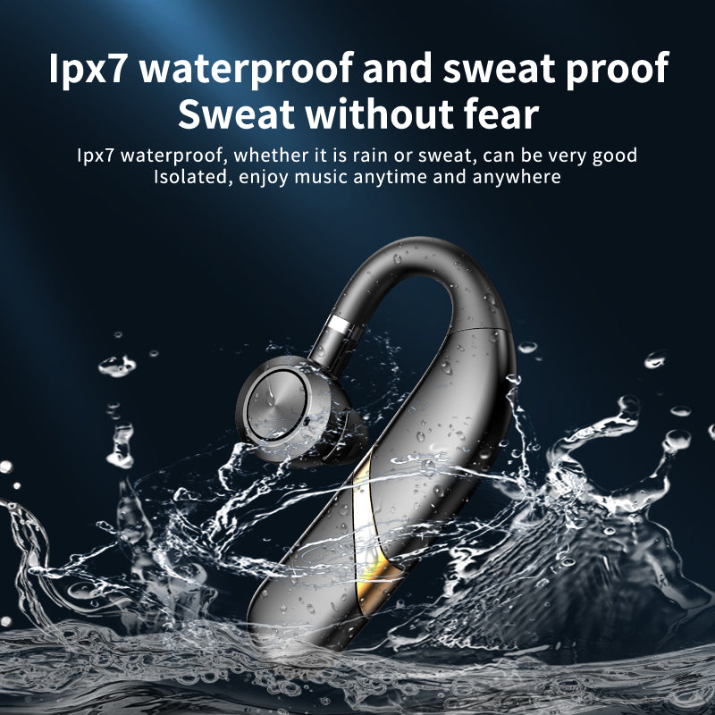 X9 Hanging Ear Business Bluetooth Headset Waterproof Single Ear - Beuti-Ful
