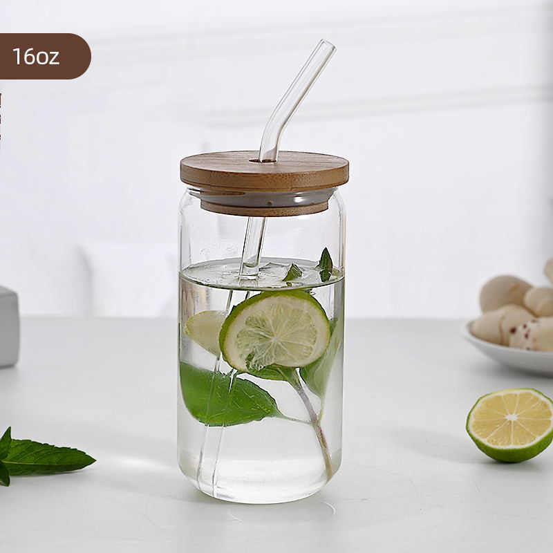 High Borosilicate Glass Cup With Lid - Beuti-Ful