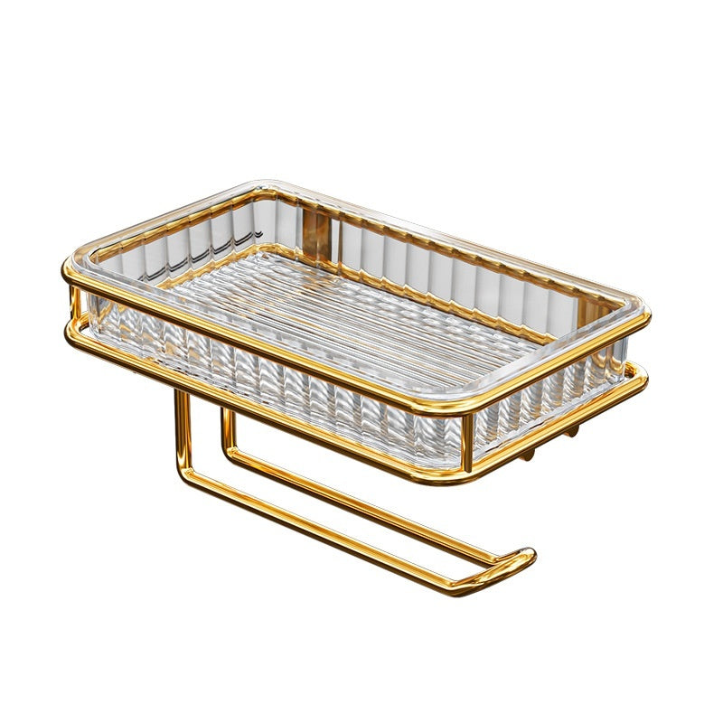 Household Light Luxury Toilet Tissue Storage Rack - Beuti-Ful