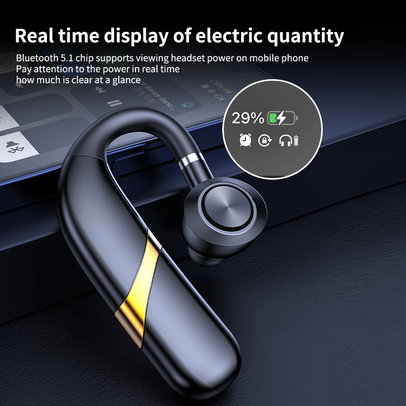 X9 Hanging Ear Business Bluetooth Headset Waterproof Single Ear - Beuti-Ful