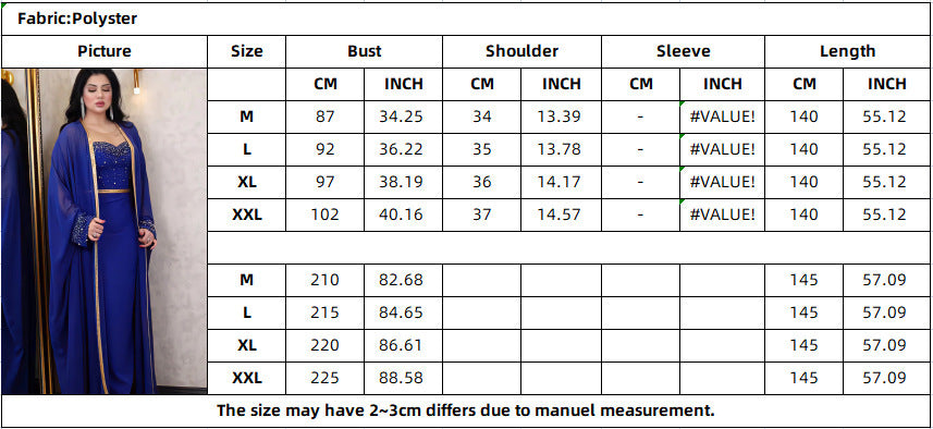 Women's Wear 2 Piece Set Long Dress Summer Autumn Women Traditional African Clothing Fairy Dress - Beuti-Ful