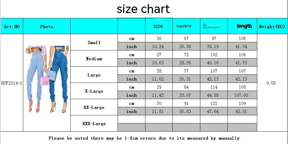 Denim Comfort Pants and Casual Tapered Overalls