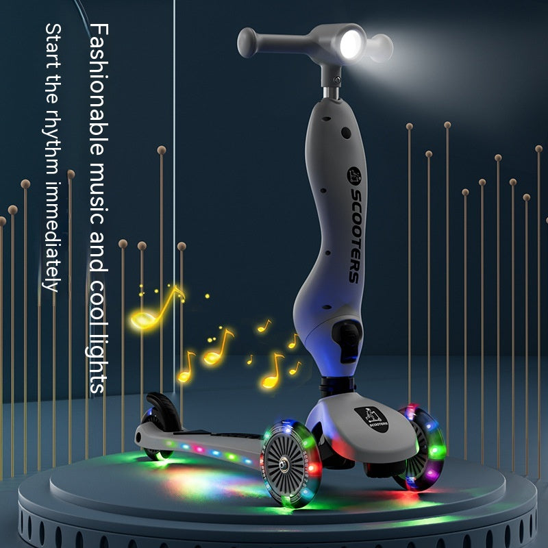 Children's Scooter Baby Multi-functional Scooter - Beuti-Ful