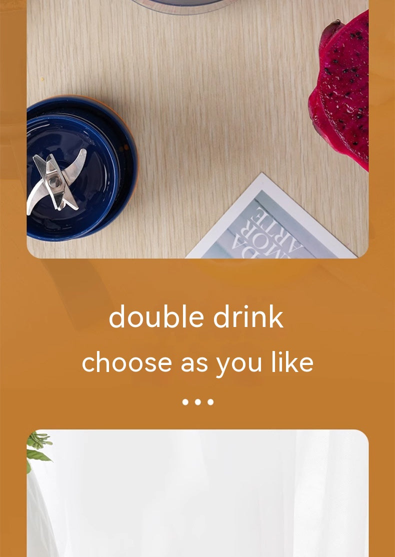 Electric Portable Small Wireless Juicer Cup Tons Barrels Juice - Beuti-Ful