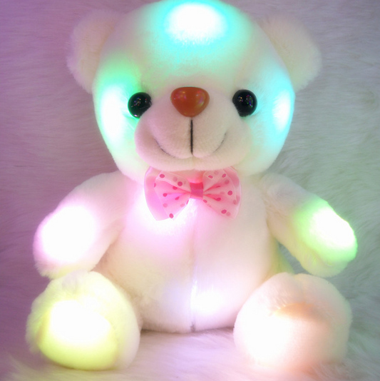 Plush Toy Bear Colorful Glowing Teddy Bear - Beuti-Ful
