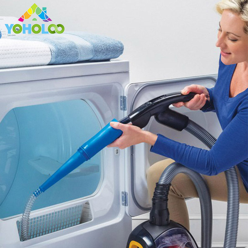 Universal Dryer Pipe Vent Hose Vacuum Attachment Dust Cleaner Kit Removes Lint Brush - Beuti-Ful