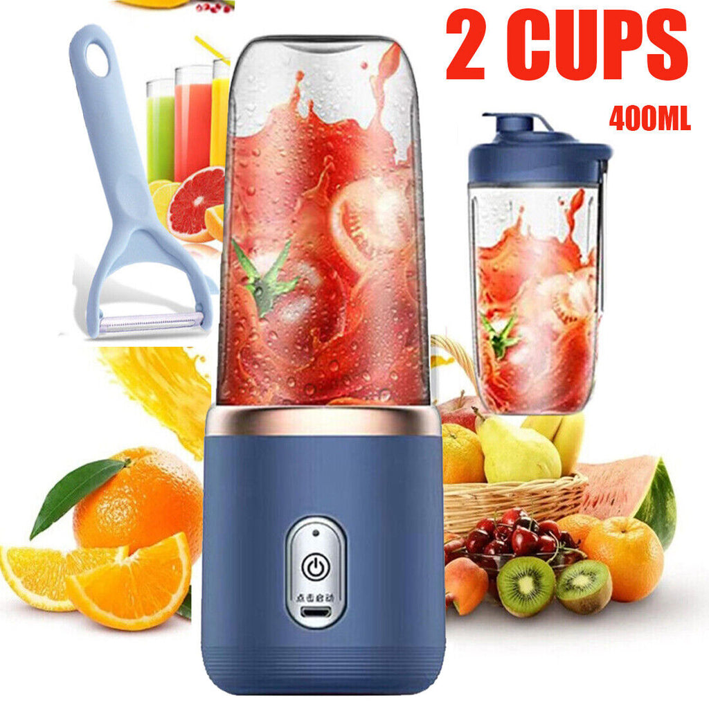 Electric Juice Maker Portable Blender Smoothie Mini Juicer Fruit Machine 400ml - Beuti-Ful