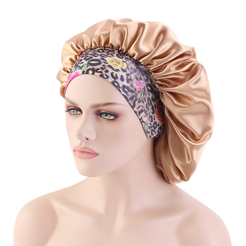 Bohemian Style Large Printed Hair Band Sleeping Hat - Beuti-Ful