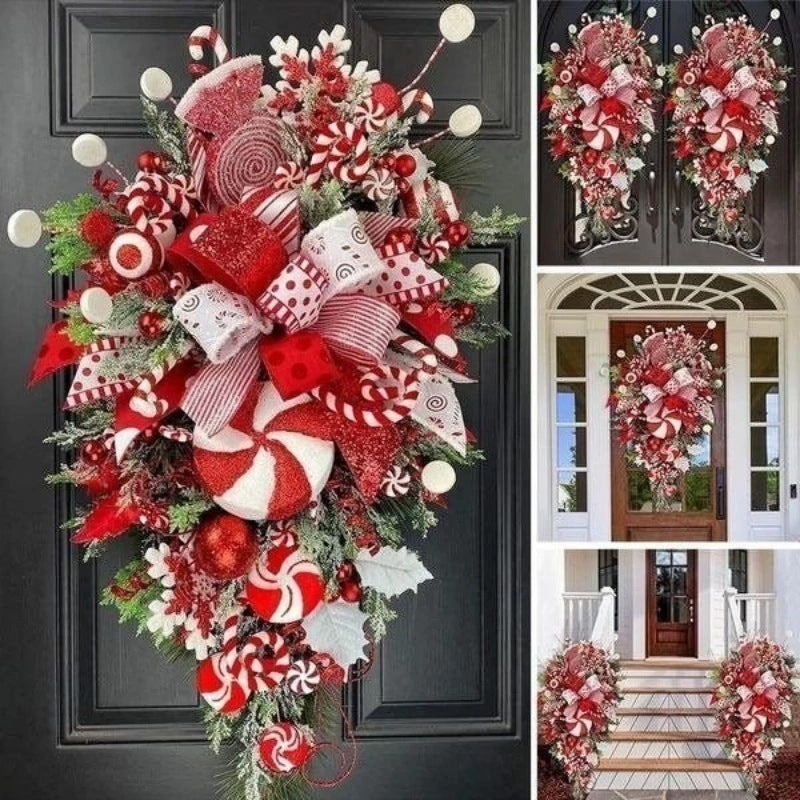 Christmas Upside Down Tree Door