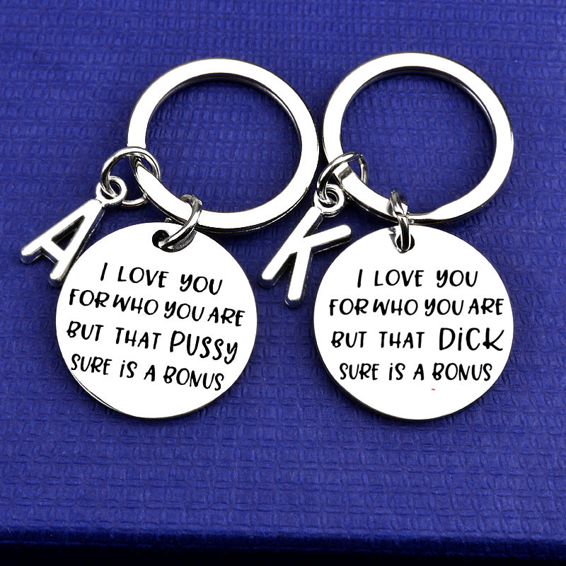 Gift Keychain 26 Letters - Beuti-Ful