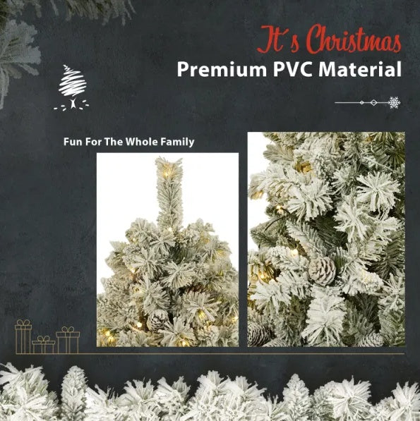 Pre-lit Xmas Tree Artificial Christmas 4-Piece Set - Beuti-Ful