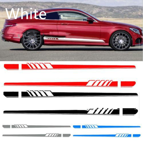 Side skirt stripe side car sticker - Beuti-Ful