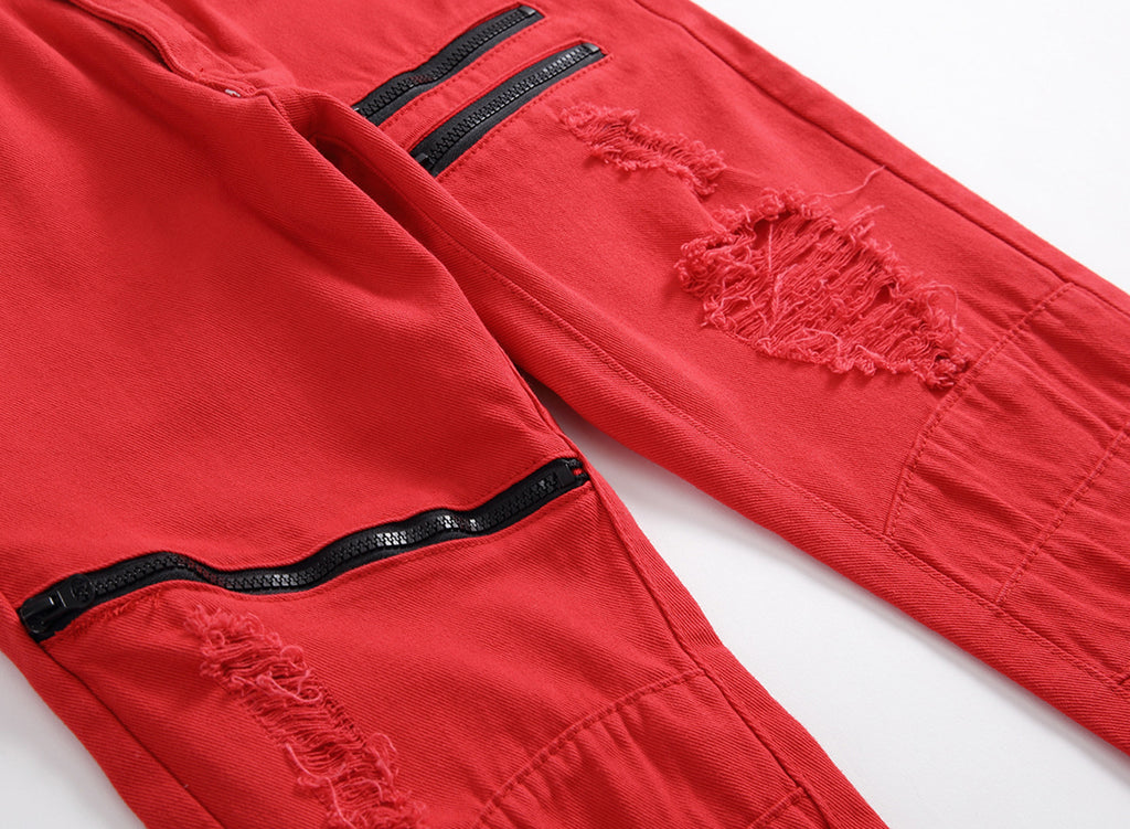 Marnix  Zipper Jeans - Beuti-Ful