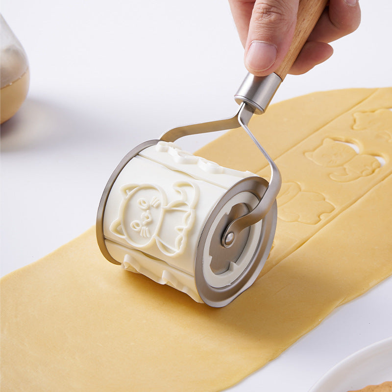 Roller Bucket Cartoon Animal Biscuit Mold Baking Kitchen Gadgets - Beuti-Ful