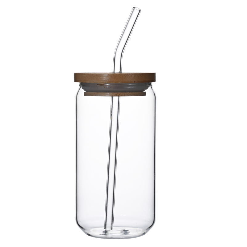 High Borosilicate Glass Cup With Lid - Beuti-Ful