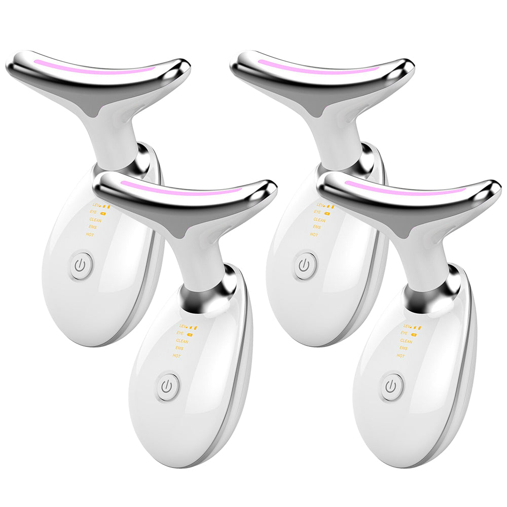 EMS Thermal Neck Lifting And Tighten Massager Electric Microcurrent Wrinkle Remover - Beuti-Ful