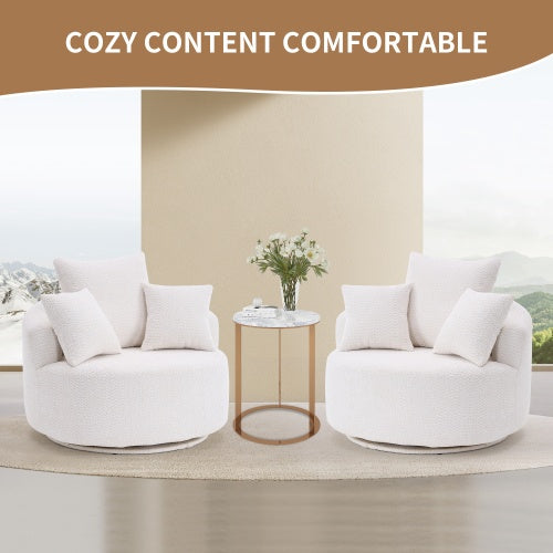 SWIVEL COMPRESSION CHAIR Single-seat Compression Chair, Crochet Yarn Material