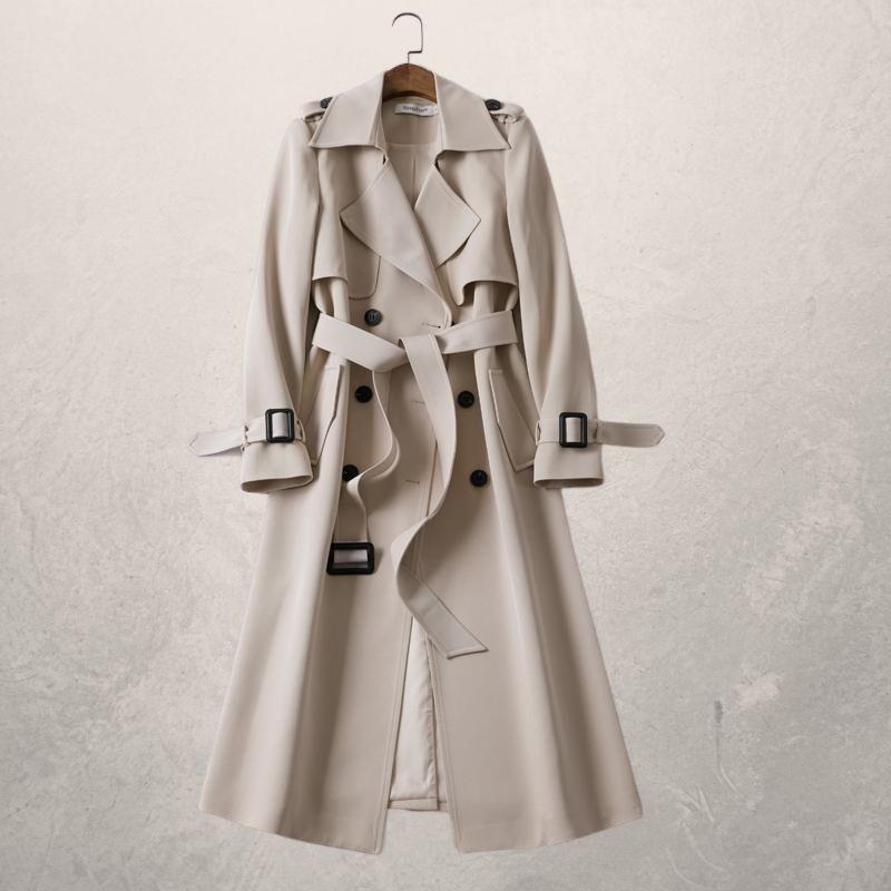 Tr Mid-length Trench Coat Autumn Long Windbreaker - Beuti-Ful