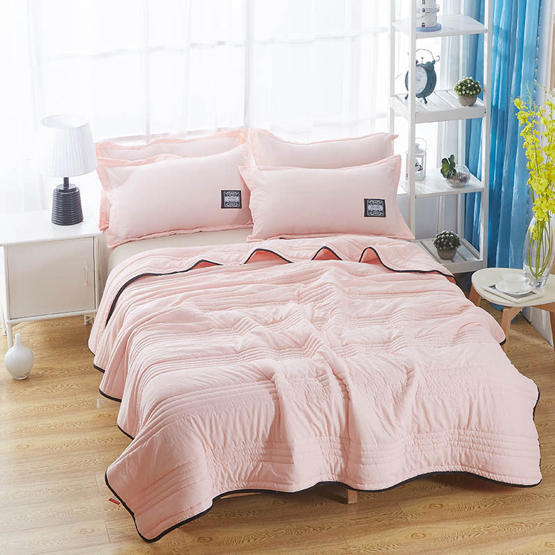 Cooling Blankets Pure Color  Summer Cool Air-conditioning Quilt Blanket