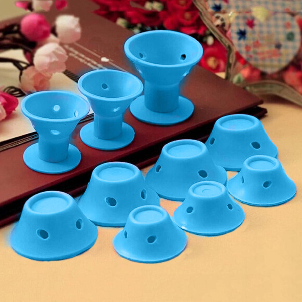Soft Rubber Magic Hair Care Rollers Silicone Hair Curlers No Heat Hair Styling Tool - Beuti-Ful