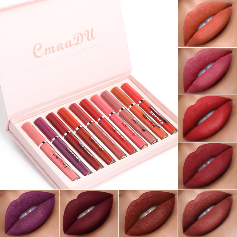 Women's Non-stick Cup Waterproof Matte Lipstick - Beuti-Ful