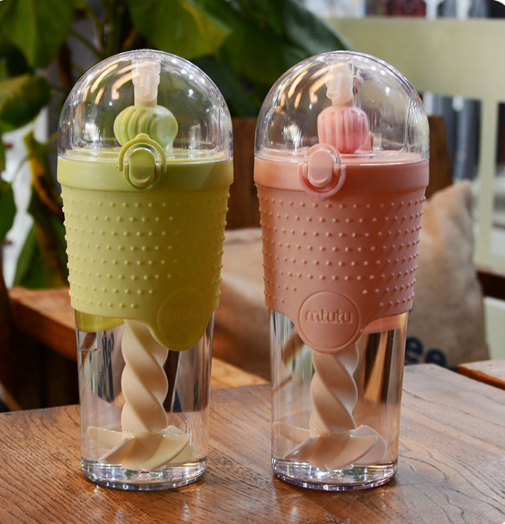 Kids Plastic Water bottles with straw BPA Free - Beuti-Ful