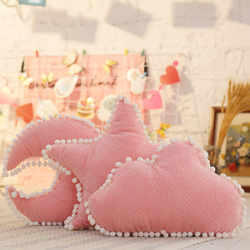 Moon Cloud Five-pointed Star Pillow INS Nordic Style - Beuti-Ful
