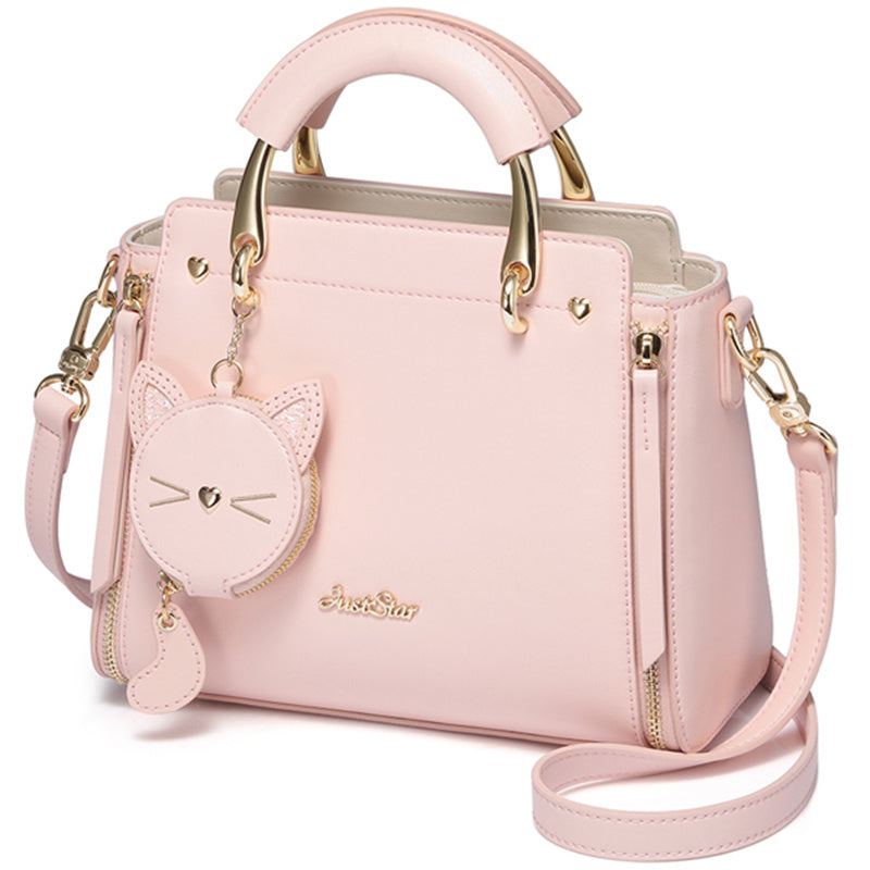Embroidered cat lady handbag - Beuti-Ful