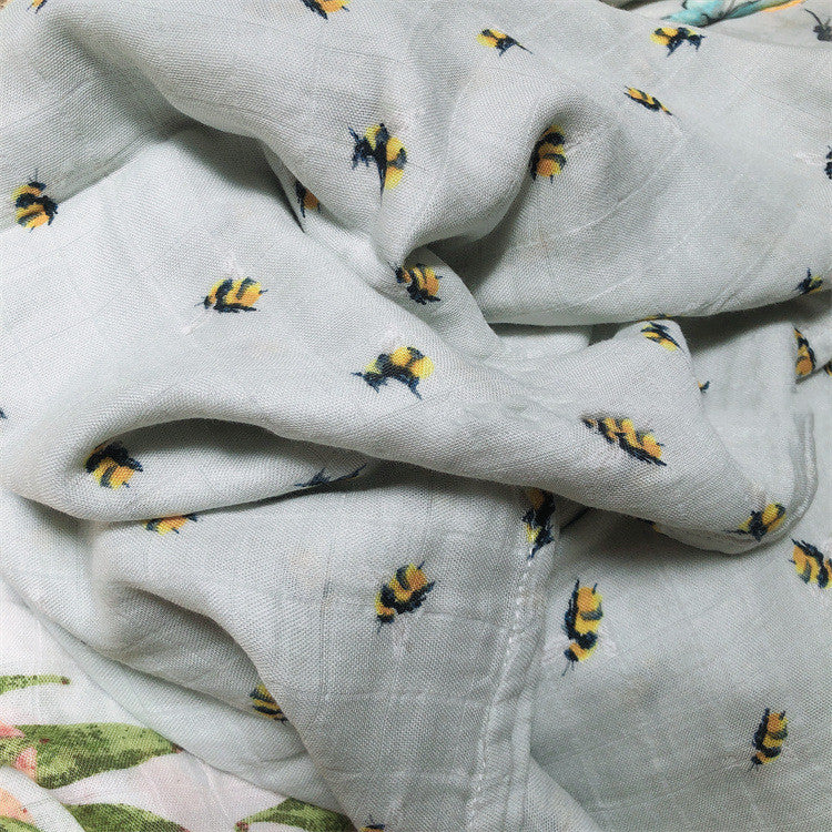 Baby Natural Organic Cotton Wrapping Blanket - Beuti-Ful