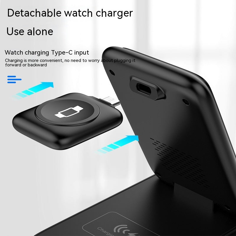 3-in-1 Wireless Charger Foldable Removable Charger - Beuti-Ful