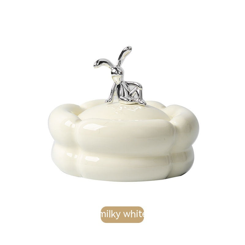 Cream Cotton Candy Ashtray Ceramic Ashtray - Beuti-Ful