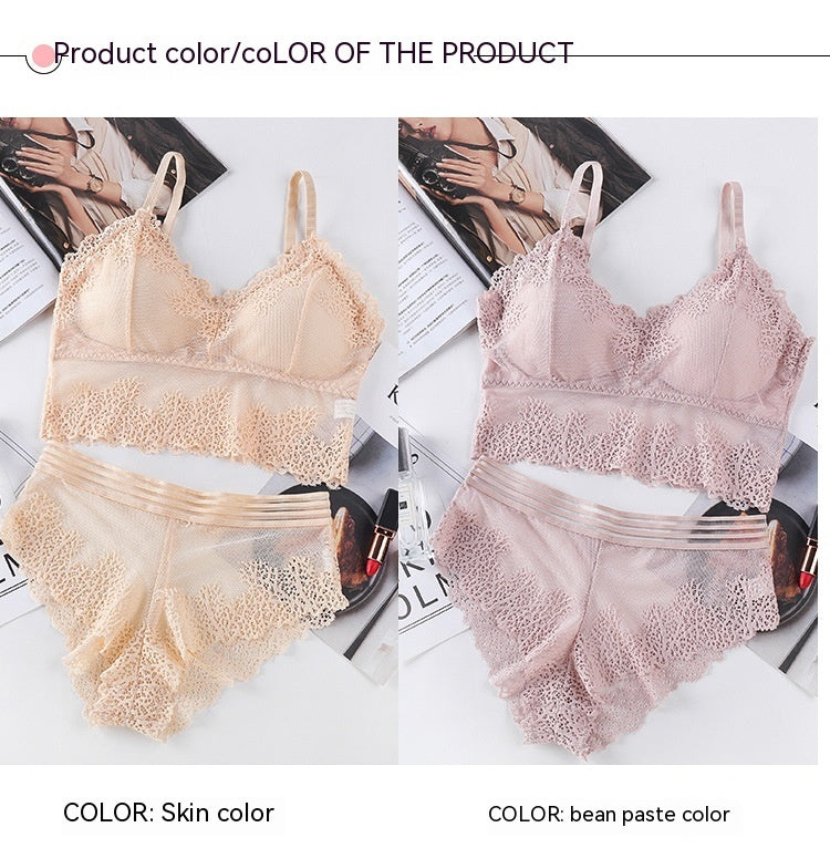 Women's Bra Suit Tube Top  Lace Underwear