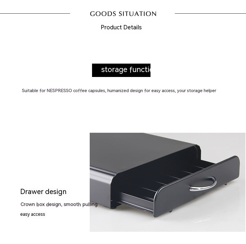 Coffee Capsule Drawer Box - Beuti-Ful