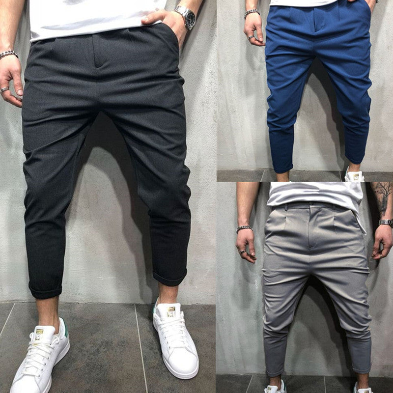 Pure Color All-Match Straight Leg Pants