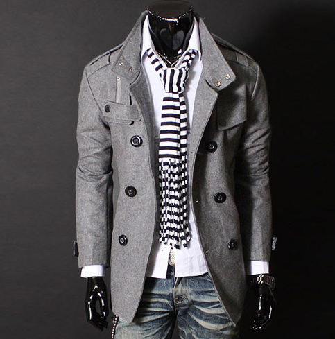 Men Woolen Coat