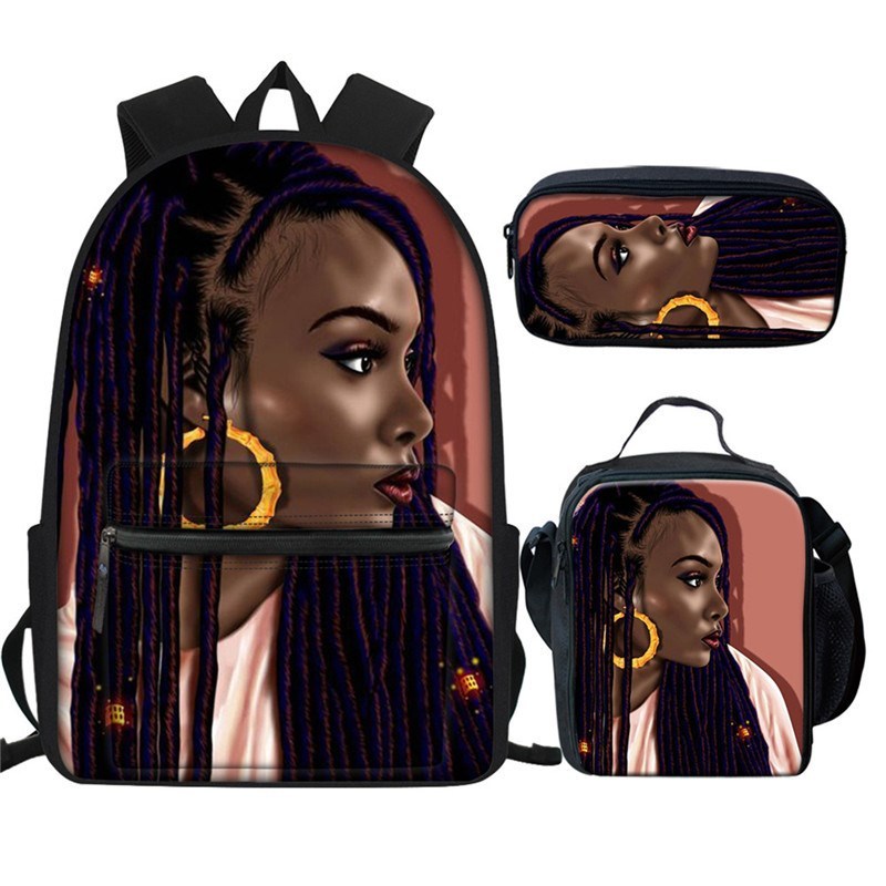 Cartoon cute backpack set