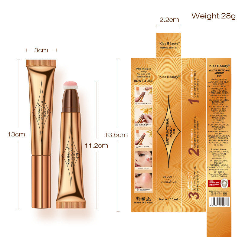 Multifunctional Cosmetic Brush Liquid Thin And Glittering Brightening Face - Beuti-Ful