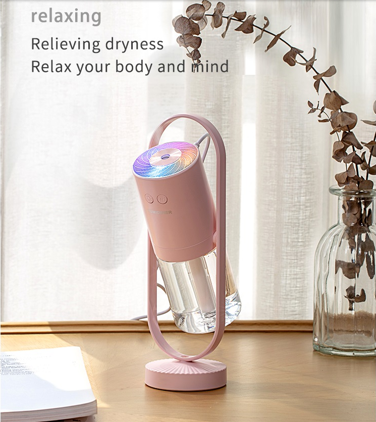 Magic Shadow USB Air Humidifier For Home With Projection Night Lights Ultrasonic Car Mist Maker Mini Office Air Purifier - Beuti-Ful