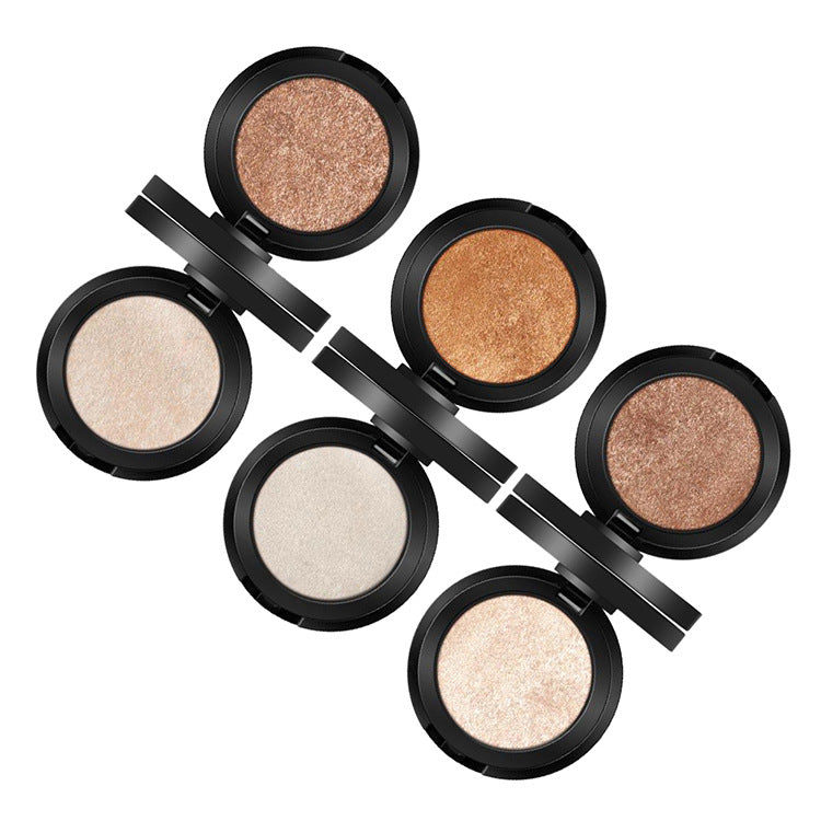 MYS Brand Face Makeup Powder 6 color Waterproof Minerals Shimmer Brightener Contour Glow Kit Bronzer Highlighter Makeup Palettes - Beuti-Ful