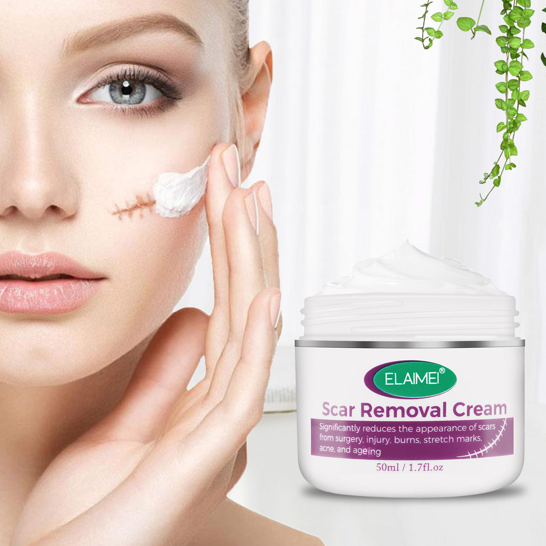 Skin Rebound Scarless Cream Scar Removal Cream Face Cream For Face Acne Scar Stretch Marks Skin Repair Face Cream - Beuti-Ful