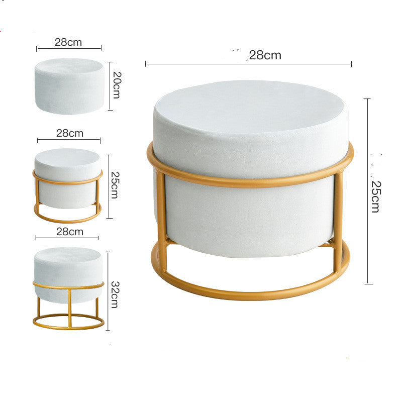 Light Luxury Stool Living Room Small Stool - Beuti-Ful
