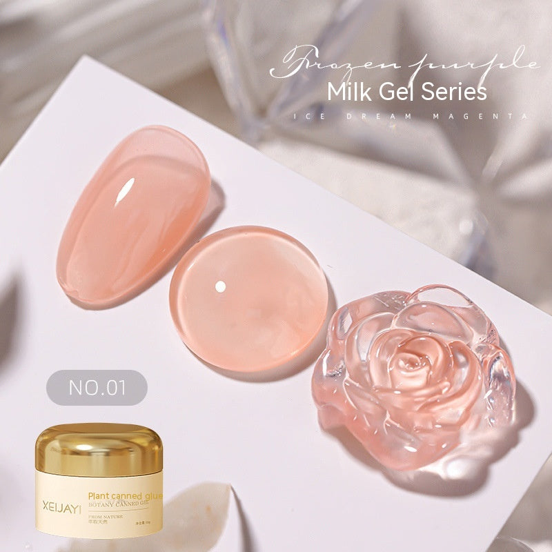 Milk Jelly Solid Color Summer Ice UV Polish - Beuti-Ful
