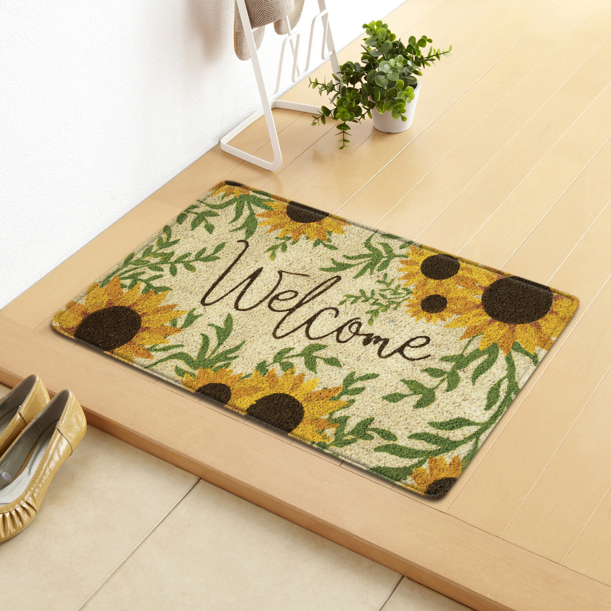 Household Entrance Absorbent  Non-slip Mat Bedroom Living Room Carpet