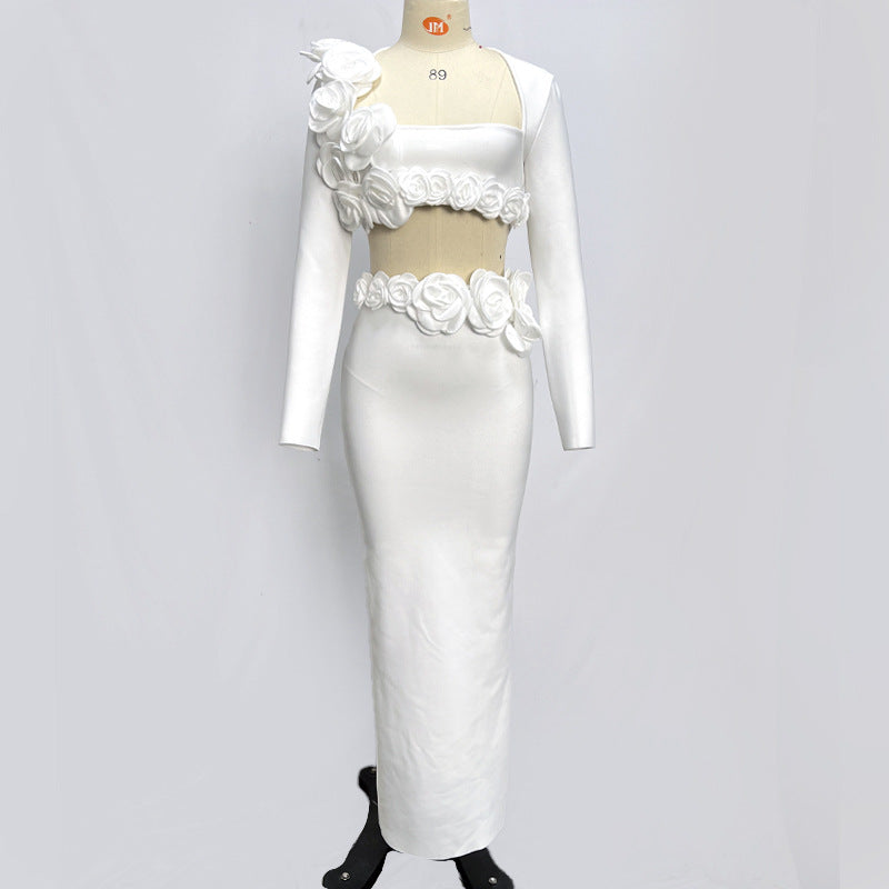 Ladies New Bandage One-piece Dress - Beuti-Ful