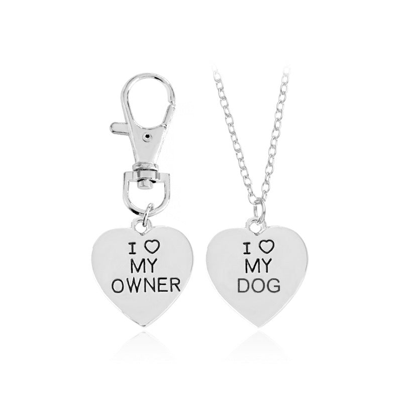 love My OwnerI love My Dog Pet Necklace pair - Beuti-Ful