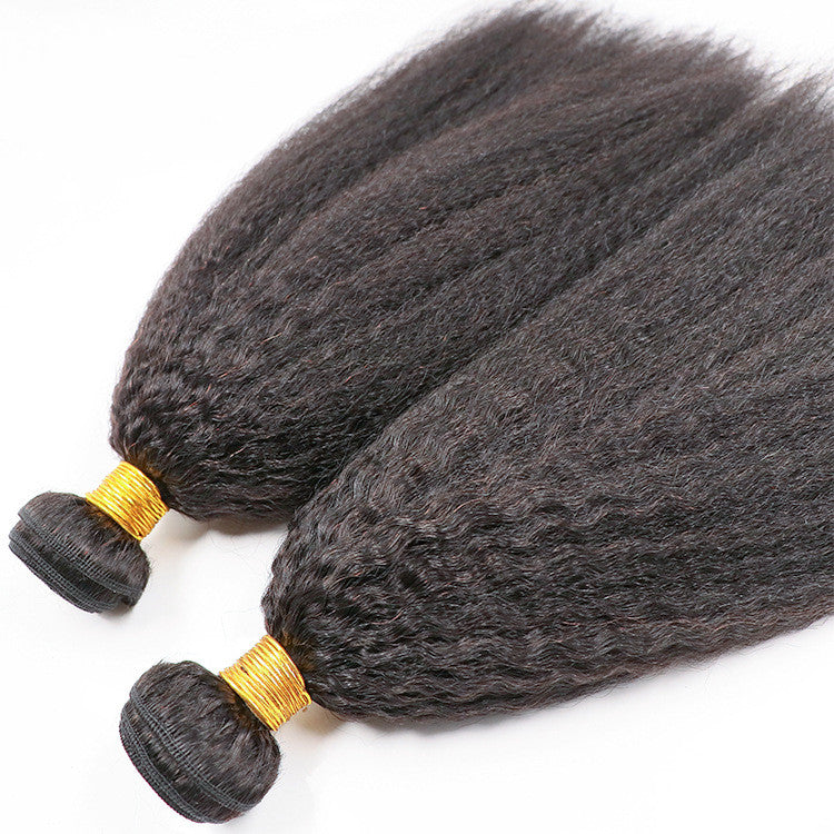 Natural Human Synthetic mix  Fiber Hair