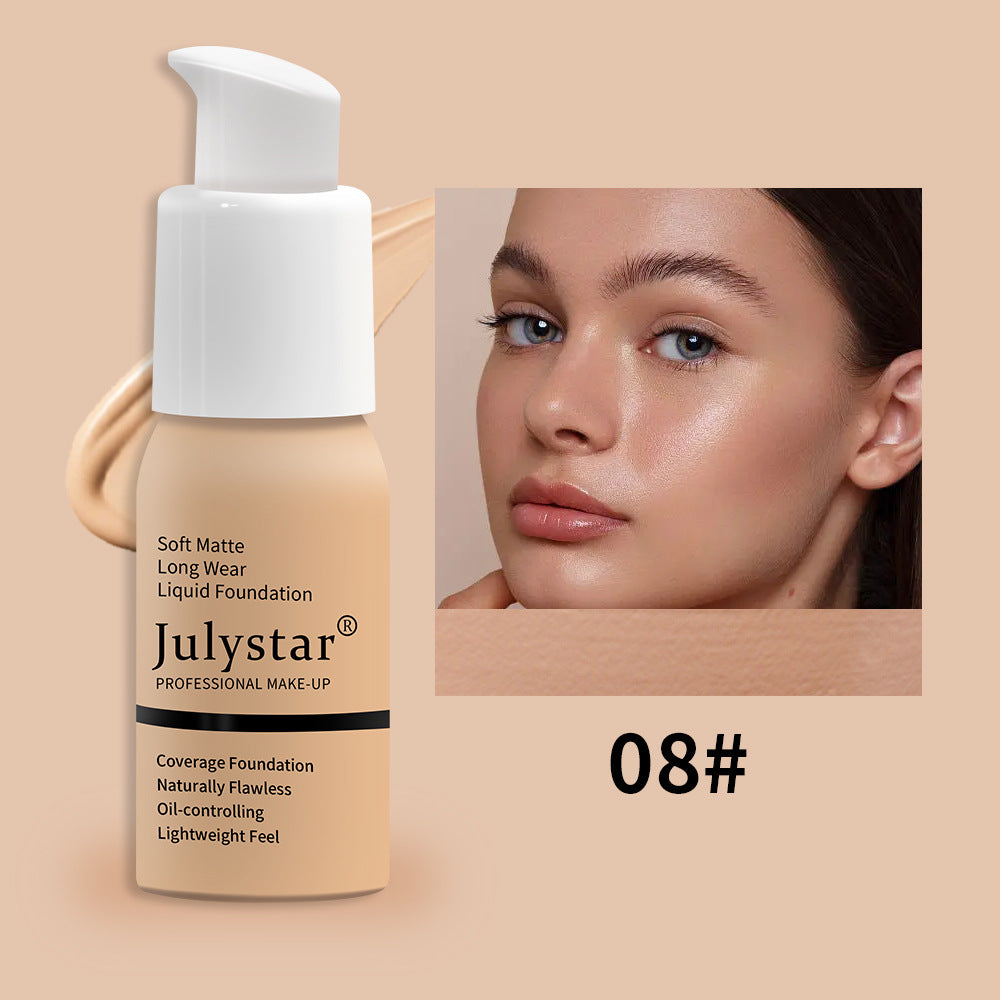 Waterproof Lasting Non Take Off Makeup Concealer Liquid Foundation Beauty Makeup - Beuti-Ful